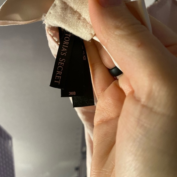 Pink and black bow lingerie top - Picture 4 of 6